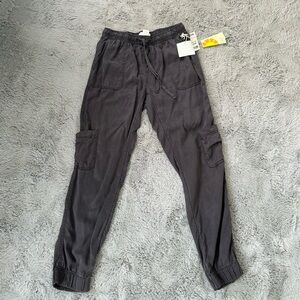 High Rise Cargo Jogger Pants